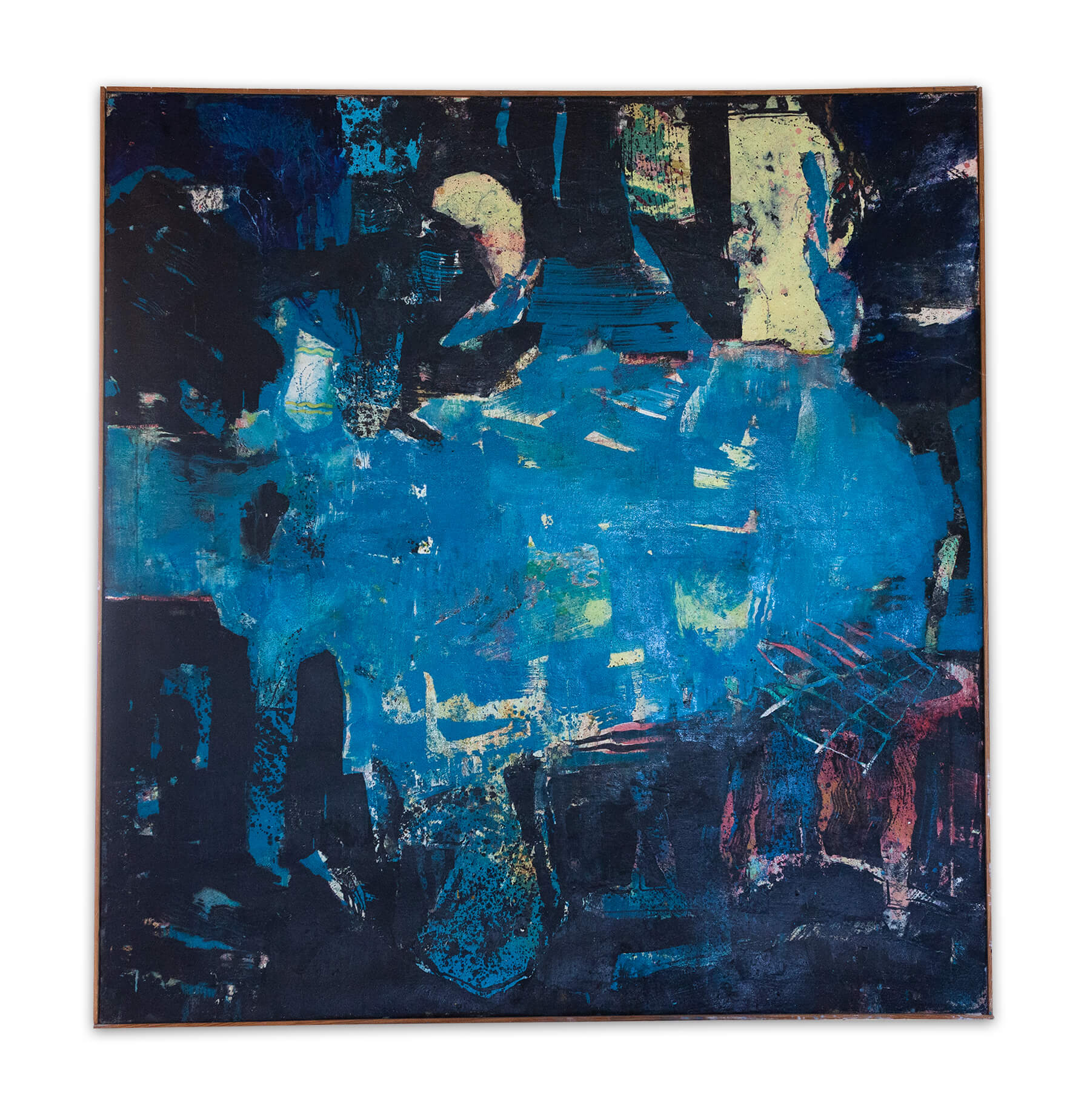 Au Clair De La Lune - oil paint - 2002 - 1.97m x 1.92m