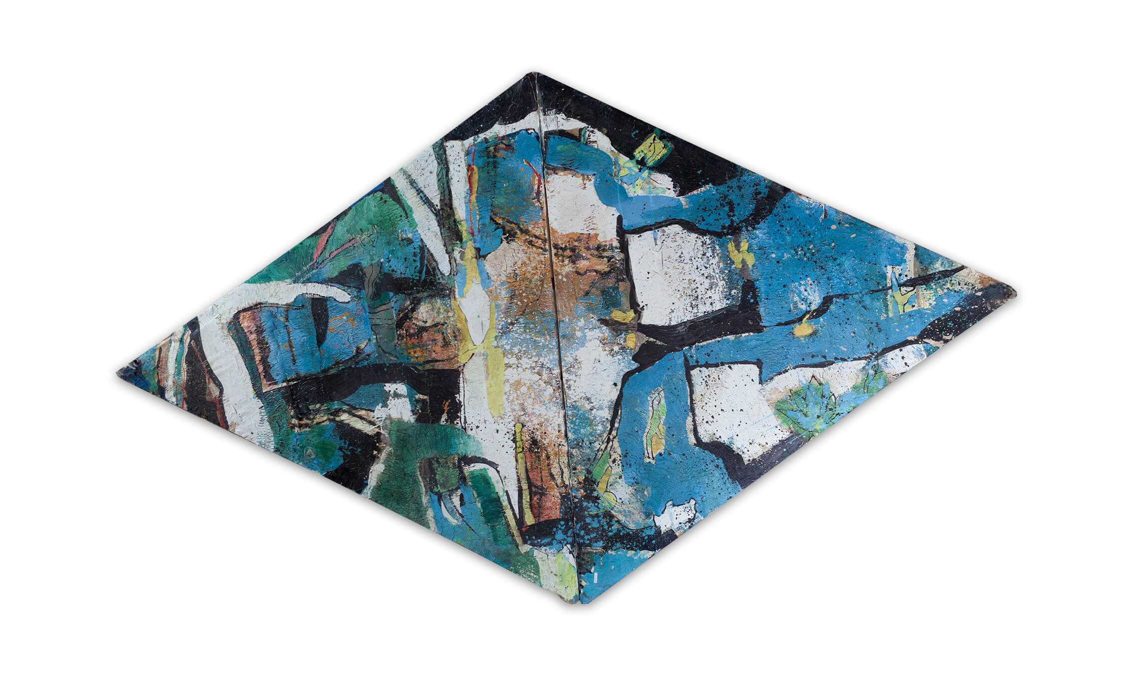 Losange - Collage/acrylique - 1994 - 3.45m x 2.05m