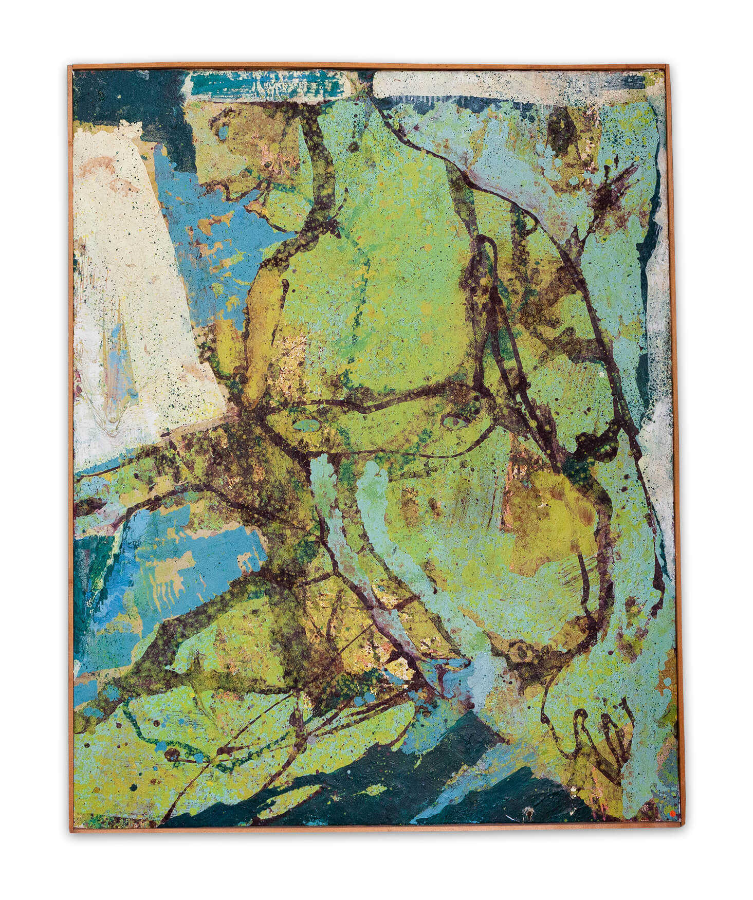 Poek in Antibes - peinture à l'huile - 1995 - 1.14m x 0.90m