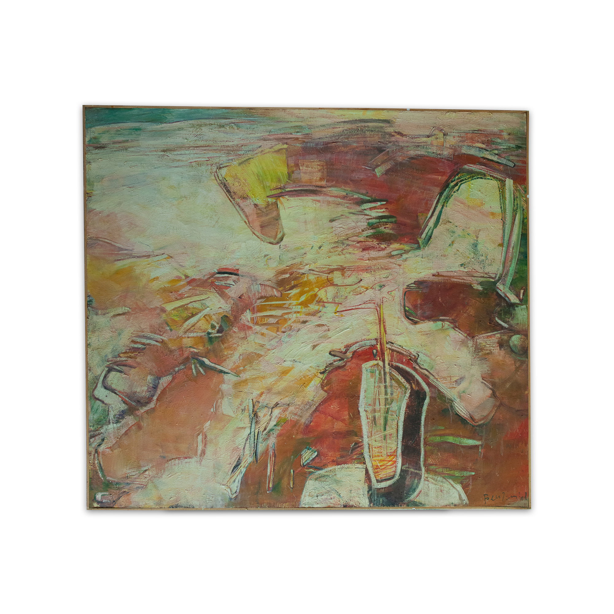 Limonadeglas - peinture à l'huile - 1992 - 1.80 x 2.00m